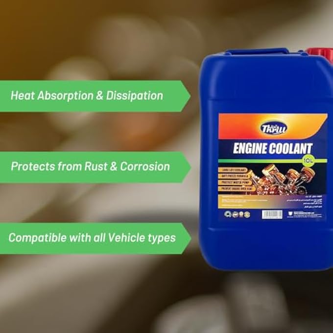 Thrill ENGINE COOLANT 10L CAN  HIGH-PERFORMANCE ANTIFREEZE FOR ALL-SEASON PROTECTION - Image 5